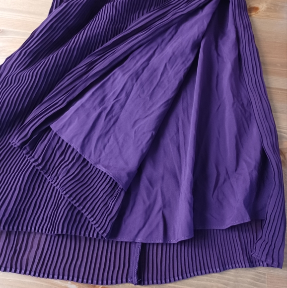 Banana Republic Dress Petite Size 6 Color Plum burgandy - Picture 14 of 14